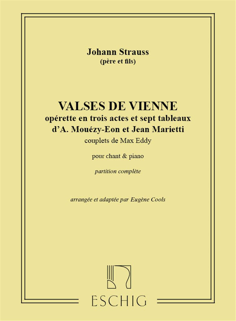 Valses De Vienne Cht-Piano